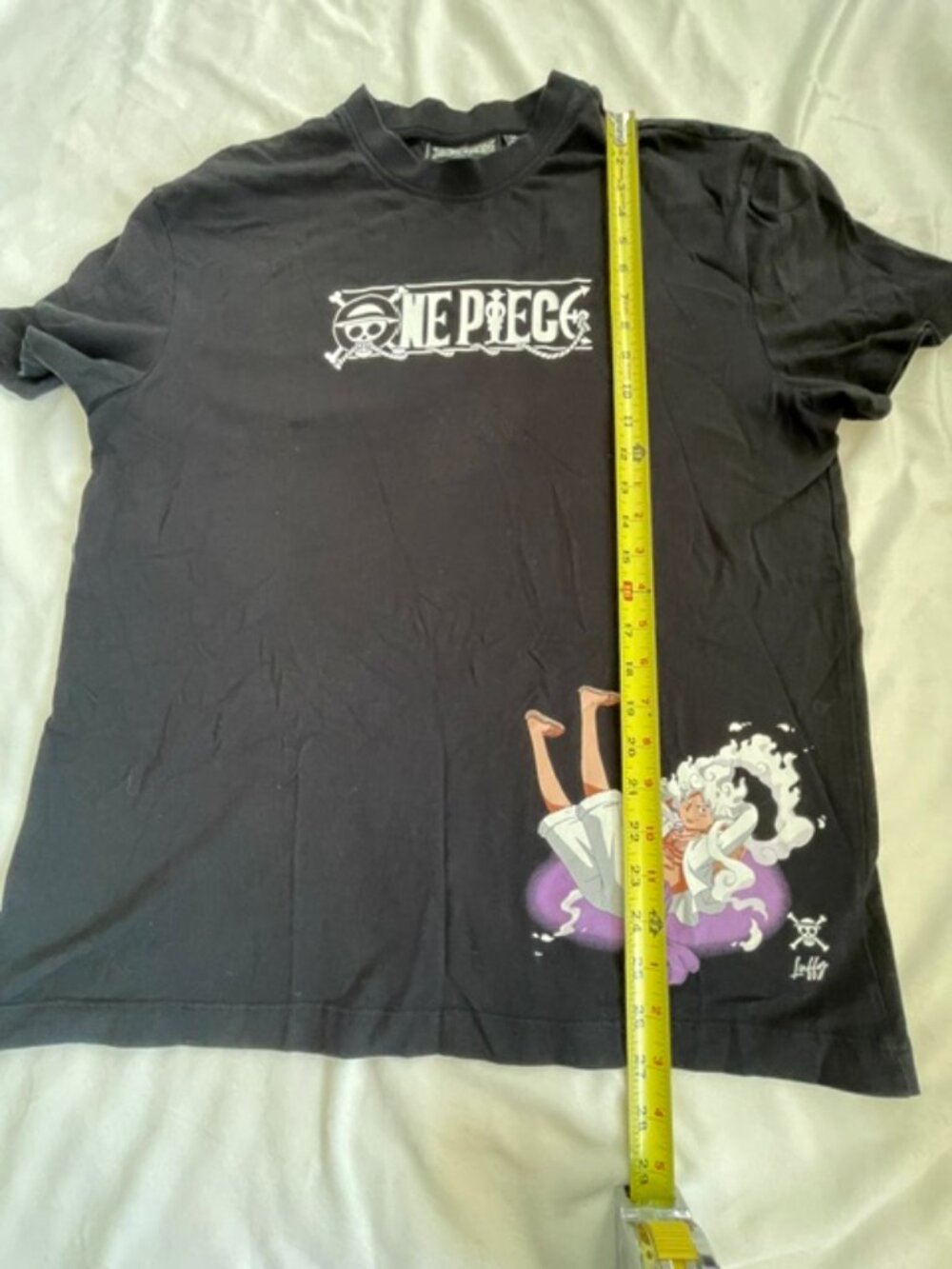 Primark Men’s One Piece Luffy Gear 5 Graphic T-Shirt, Black, Size M - Picture 11 of 11